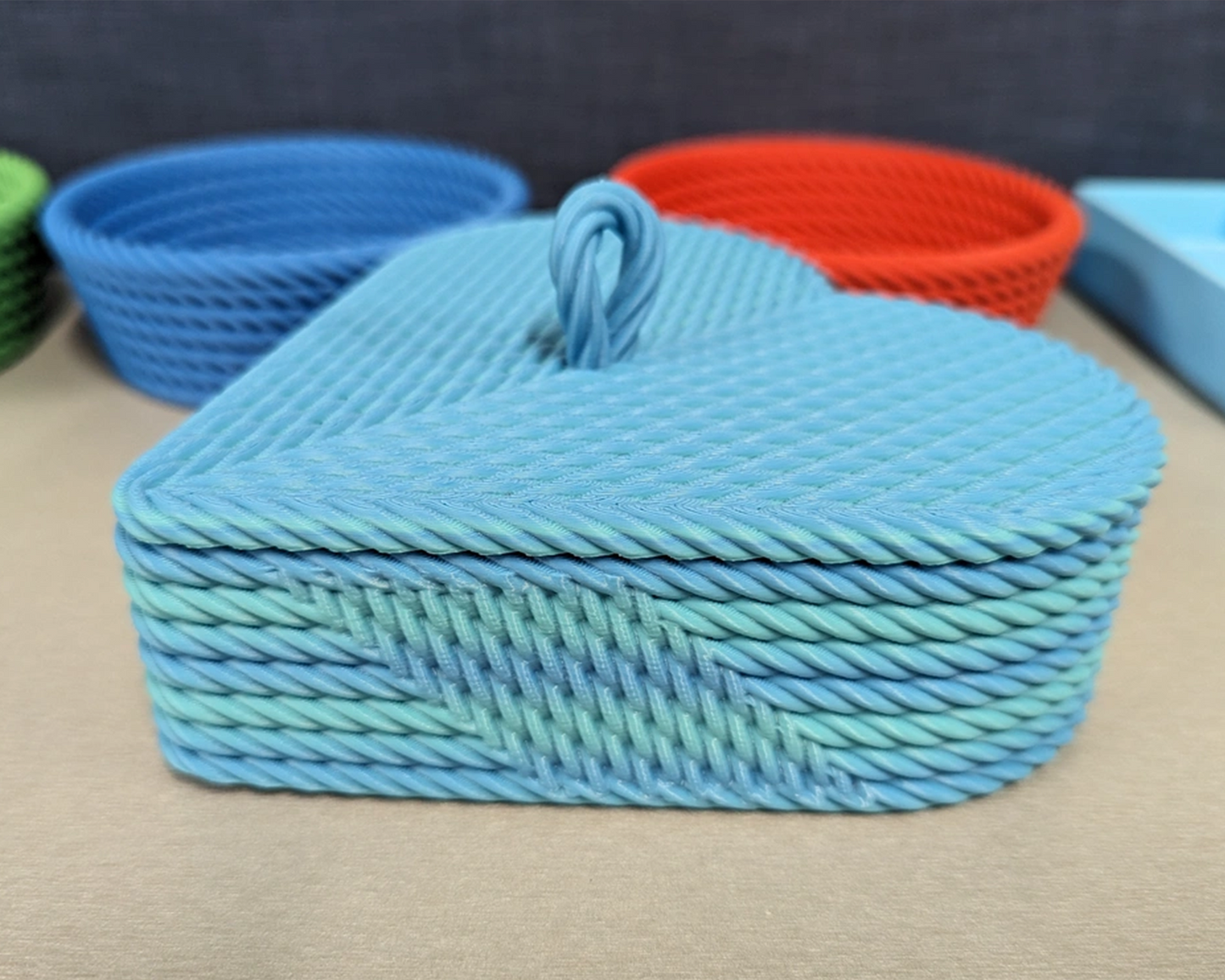 Herz-Schüssel Seiloptik