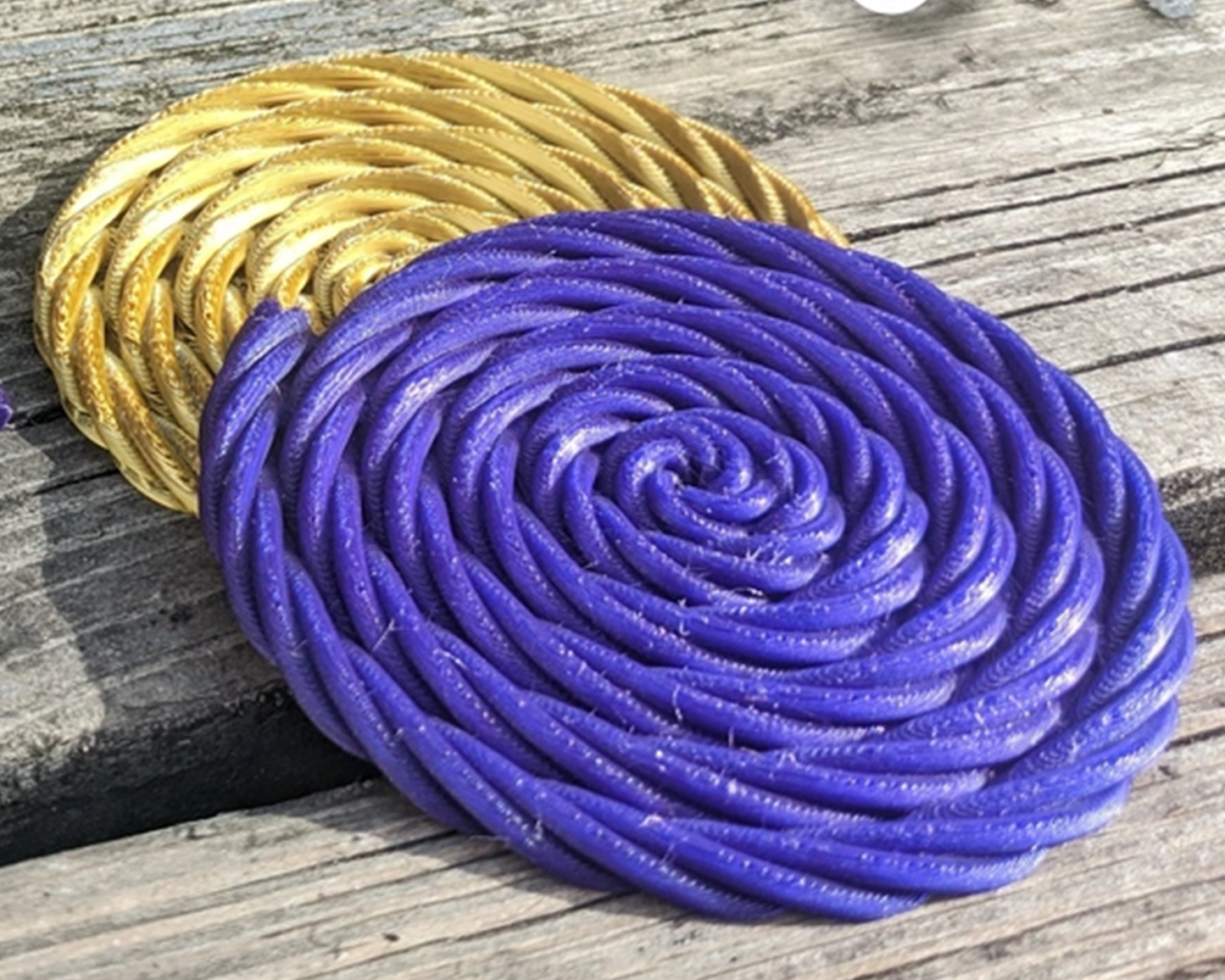 Untersetzer Seiloptik